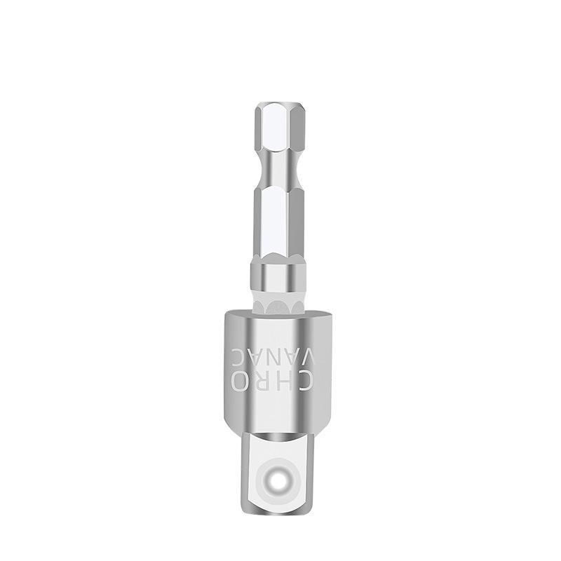360° Hex Shank to Square Socket Extension Bar for Electric Wrench
