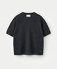 UMARMUNG Wool Cashmere Half Sleeve Pullover_Graphite