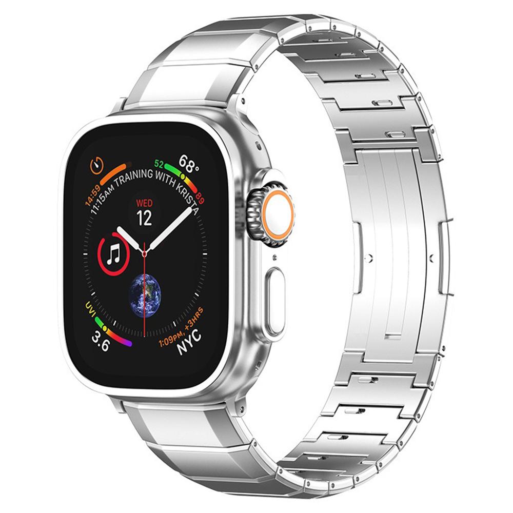Pure Titanium Band for Apple Watch Ultra 2 49mm 10 9 8 7 45mm 41mm 42mm 46mm Luxury Metal Strap for Series 6 5 4 SE 44mm 38mm 40