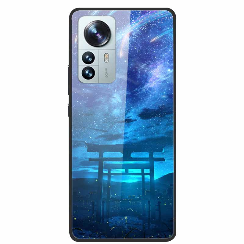 Tempered Glass Cases For Xiaomi 12T 5G Case Hard Phone Back Cover for Xiaomi 12T Pro Protection Shells Mi 12 T 12TPro 2022 Cool