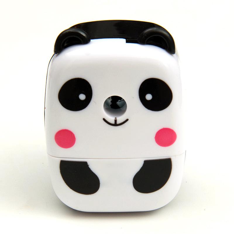 Kawaii Panda Tiger Pencil Sharpener Manual Hand Crank Pencil Cutter Sharpener Kids Gift Korean Stationery School Office Supplies