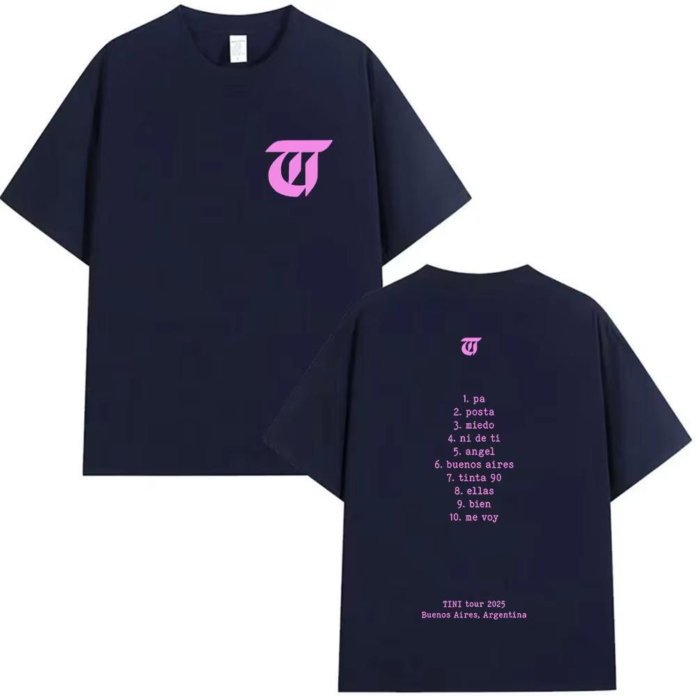Tour Print T Shirts Men Women Fashion Aesthetic Clothing T-shirt Fans Gift Tops Oversized Cotton Tees