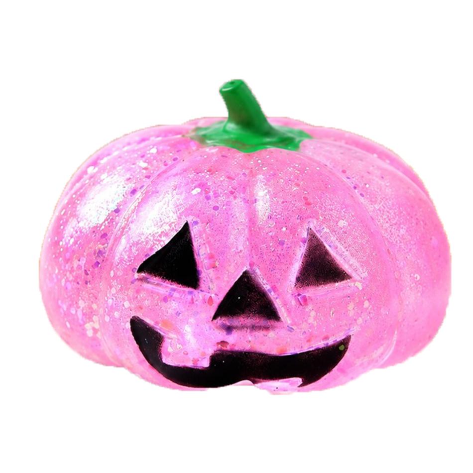 Süßes Kürbis Squishy Fidget Spielzeug für Erwachsene, langsamer Rückprall, Dekompression, Anti-Stress, langsames Aufsteigen, Halloween Stressabbau Knetspielzeug