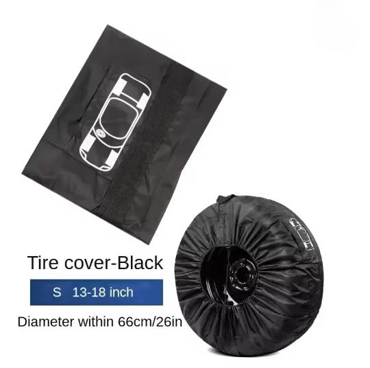 Spare Tire Cover Tote Bag SUV Small Car Wheel Protector 13-23 Inch Durable Storage Carry Handle Reinforced Strap Dust-proof Tool