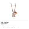 Emporio Armani Stainless Steel Necklaces Women's Rose Gold EGS3084221