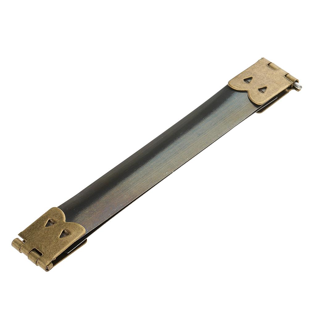 10x Shrapnel Purse Making Supplies Metal Frame , Bronze, 10x1.4 cm