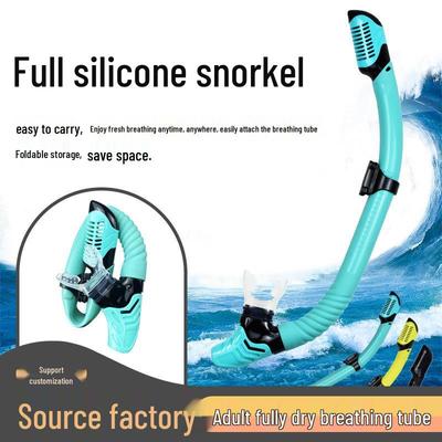 Dykning Torr Snorkelset - Ny Stil Silikonslang