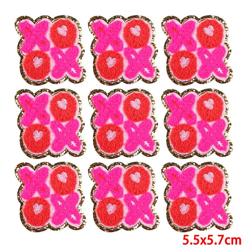 10 Pcs/lot Wholesale Embroidery Patch Iron On Patches For Clothing Patches On Clothes Jackets Decor Applique Sew Supplies