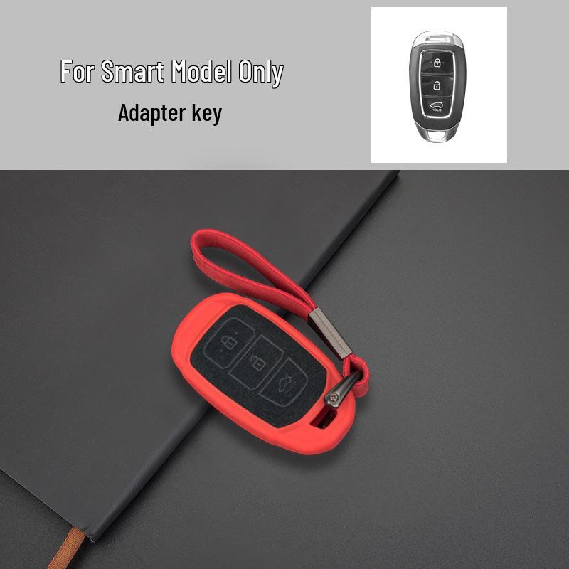 4-Button Smart Key Case: Modern Protective Cover with Key Chain