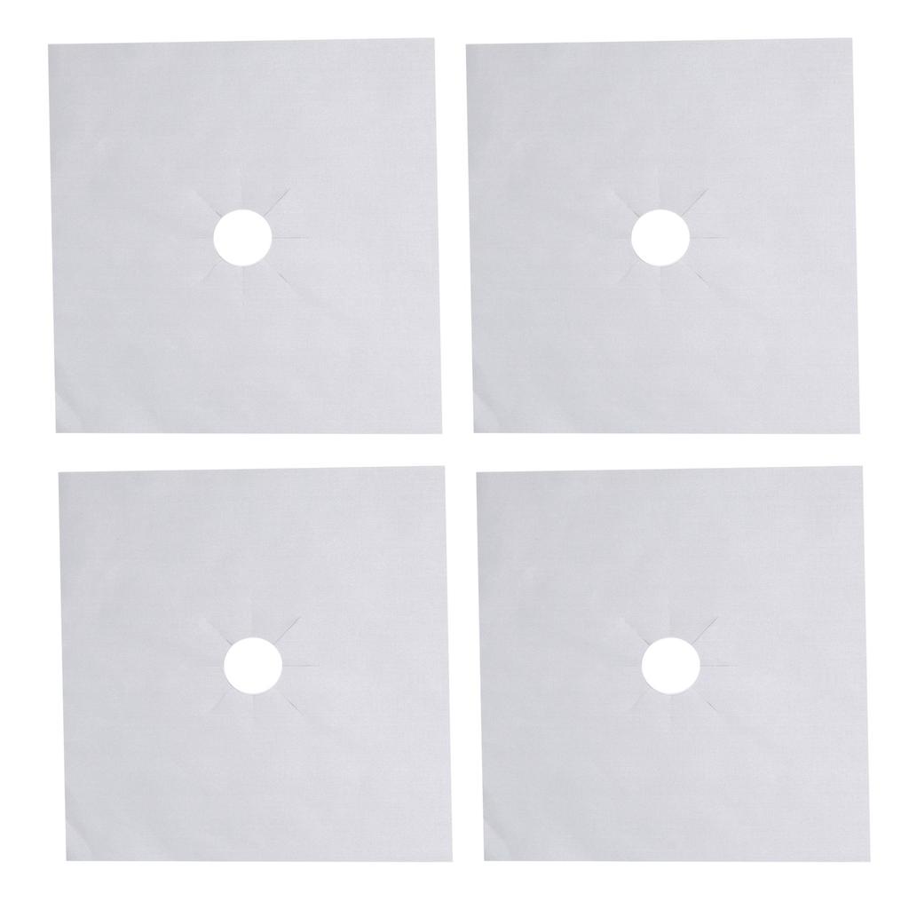 4 st Spisskydd PTFE-beläggning Non-stick Gasspis Spishällskydd Pad för Kök