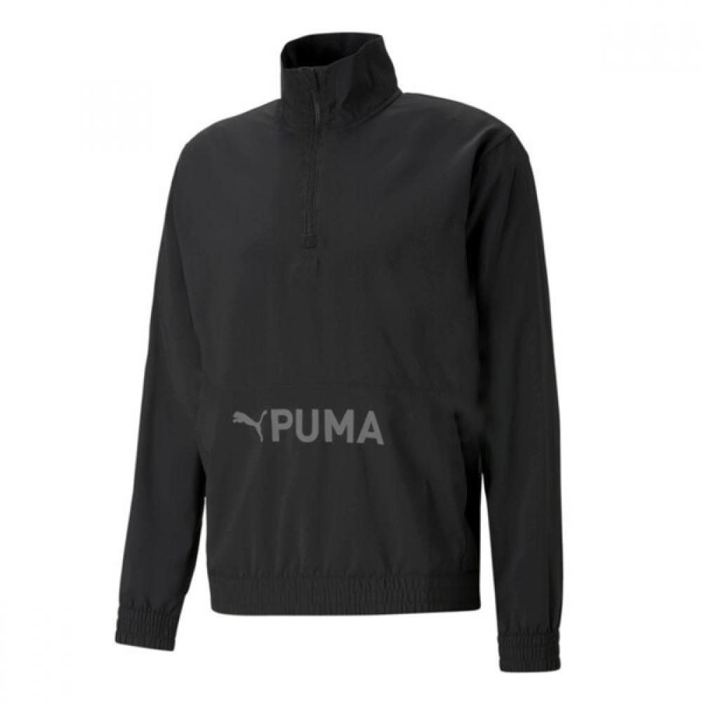 

Puma FiT Woven 1 2 Zip Puma Men S Half Zip Up Long Sleeve T ShirT 095/52373401