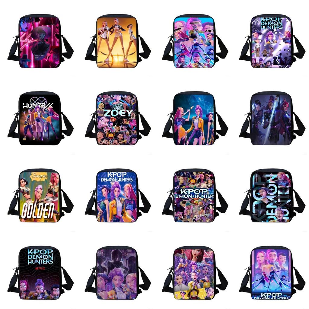 Kpop Demon Hunters Crossbody Tas Met Geprint Ontwerp Voor Middelbare Scholieren