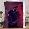 Anuel Aa Blanket Bed Blankets Characters Fluffy Plaid Beach Towel Interior for Home Luxury Bedding Throw Knee Soft Nap King Size