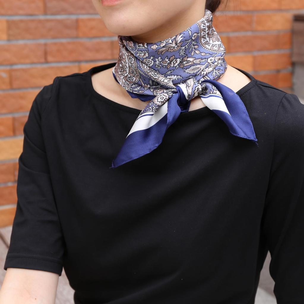 BRMM MIA Bag Hair Office Women's Silk-Like Scarf, 70x70cm, Neckerchief/Bandana, Casual, Square, Multifunctional, Accessory, Accessory, Spring/Summer,
