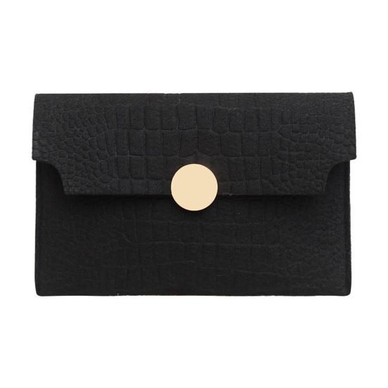 thumbnail interactive-video image 1 of Women's Felt Clutch Purse - Envelope Handbag With Magnetic Closure For Evening Events 1 of 11