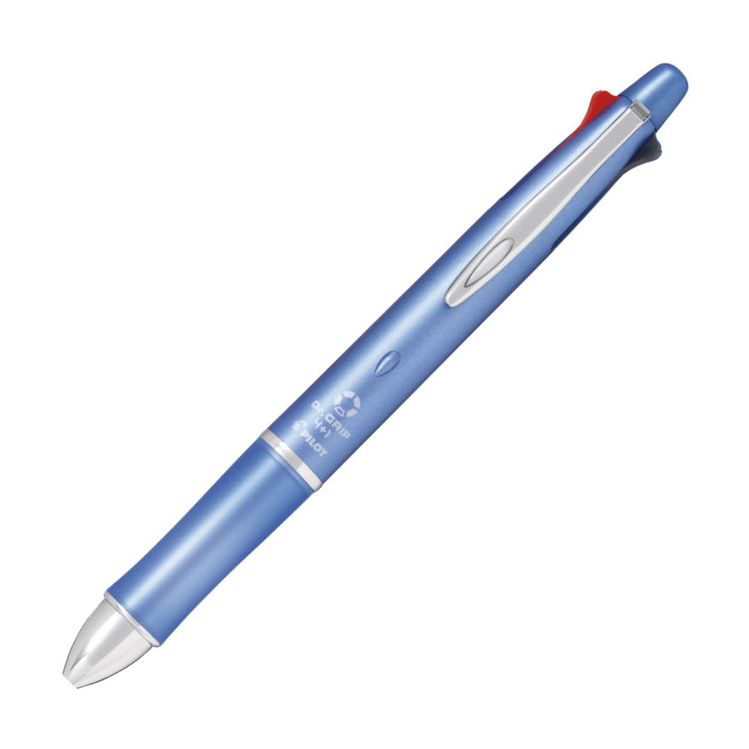 

Pilot Grip Ballpoint Pen Mechanical Pencil Dr. 4+1 Multi-Function Pen, 4-Color 0.7mm + 0.5mm (Sky Blue)