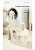 Foldable Large-Capacity Plastic Laundry and Toy Storage Basket