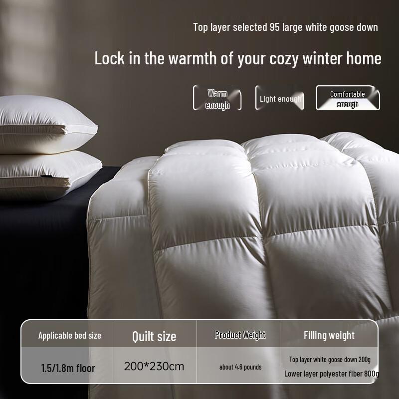 Muji-inspired Class A Antibacterial Down Duvet