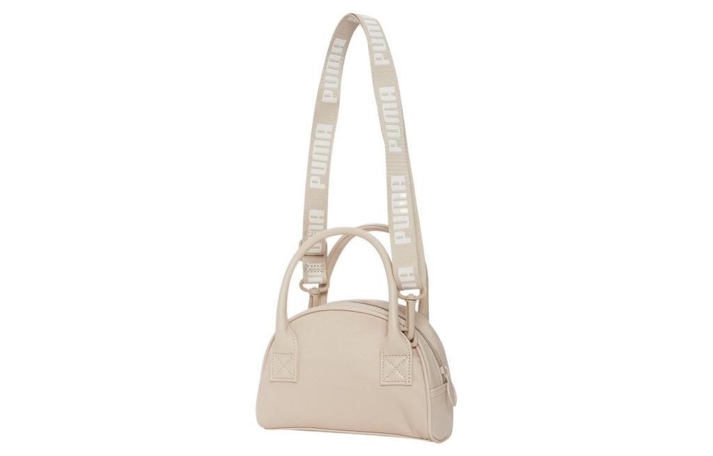 PUMA Fabric+Artificial Leather Handbag, Shoulder Bag, Crossbody Bag Regular Women's Beige 078742-02