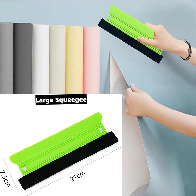 11Pcs Wallpaper Smoothing Tool Kit Reusable Vinyl Wrap Squeegee Glass Film Decal Window Tint Applicator Contour Vinyl Squeegee