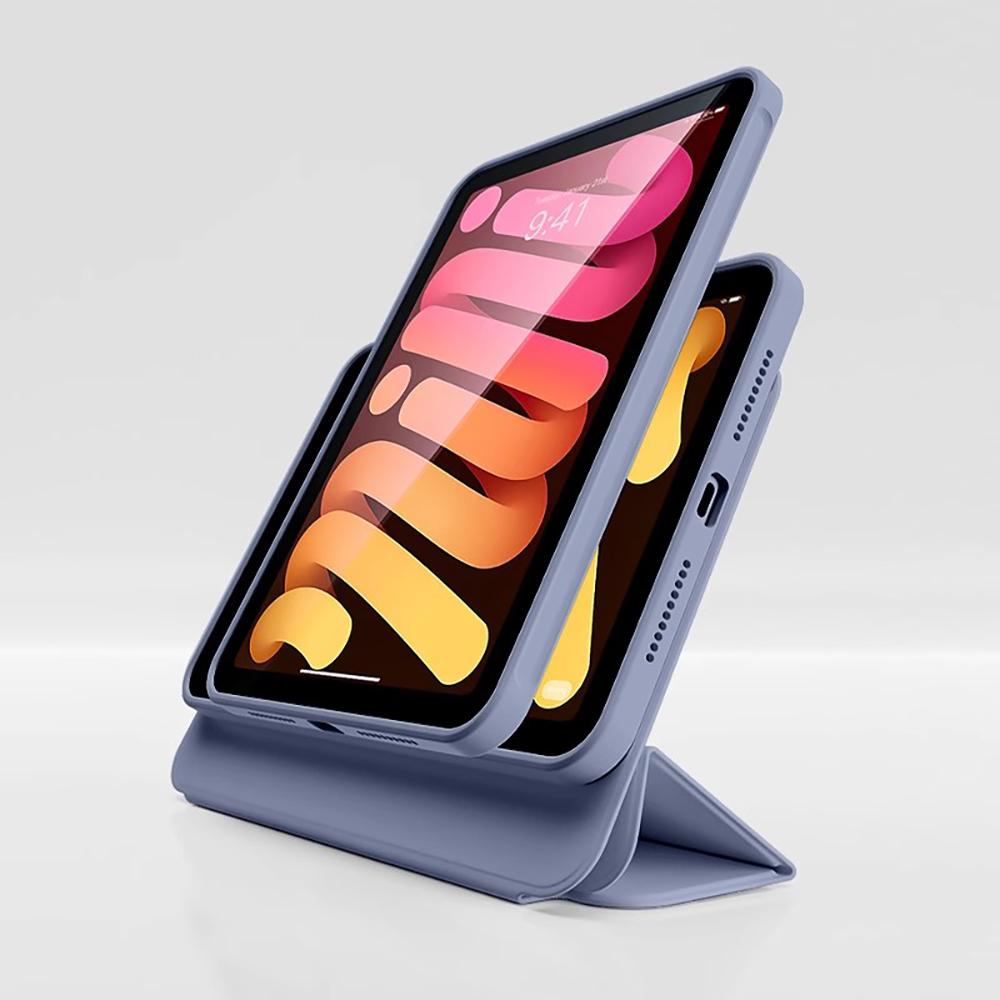 

Magnetic Case For iPad Mini A17 Pro Case for iPad Mini 7 8.3 inch Tablet Case Smart Folding Folio Cover iPad Mini7 A17 Pro лавандовый