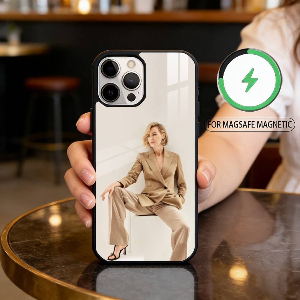 

N-Naomi GOOD W-Watts Магнитный Чехол Для Телефона С Беспроводной Зарядкой Magsafe Для iPhone17,16,15,14,13,12,11 Plus,Pro Max iPhone12