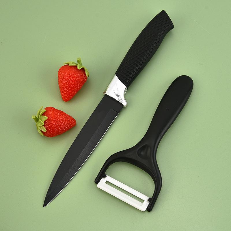 Four Piece Kitchen Stainless Steel Knife Chef's Knife Sharp Meat Cleaver Peeling Fruit Knife