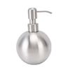 500ml Kugelförmiger Seifenspender Nachfüllbare Edelstahl-Lotionsflasche für Badezimmer-Toilettenartikel