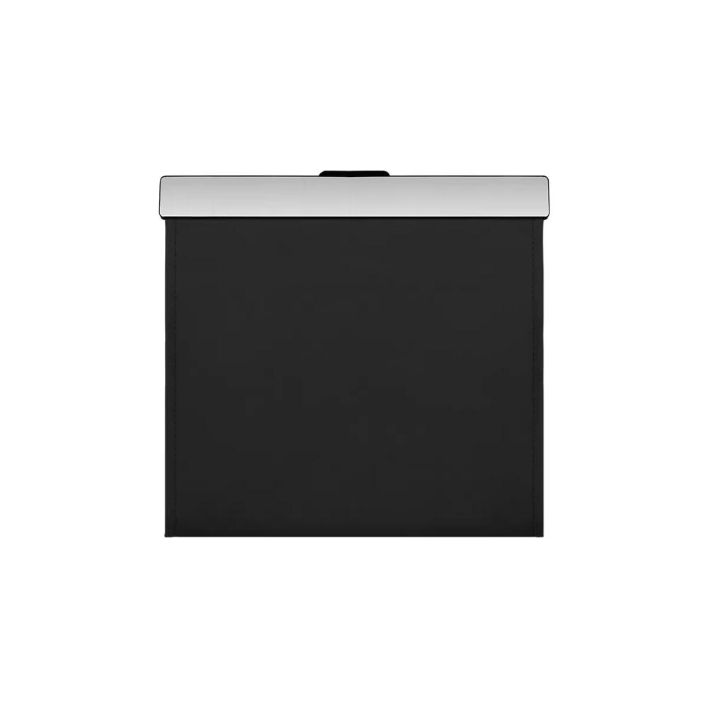New PU Leather Car Trash Bag Magnet Closure Design Waterproof Vehicle Rubbish Container with LED Light Garbage Can Car Interior