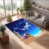Astro Bot Crystal Velvet Rug, Soft Anti‑Slip Crystal Velvet Carpet for Living Room Bedroom Home Decor