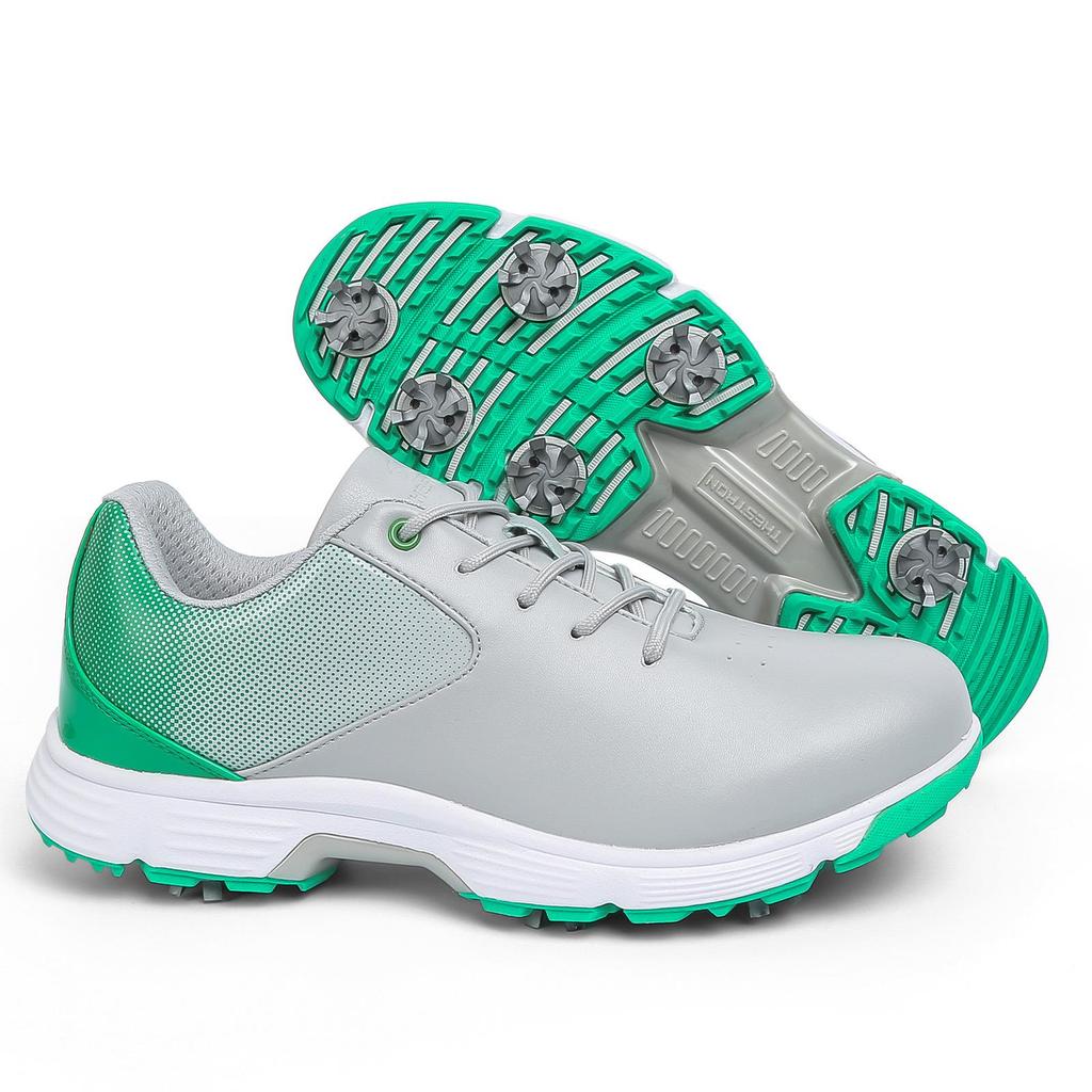 Lechuang THESTRON Waterproof Spiked Golf Shoes, Sizes 39-49 - Casual & Training Footwear