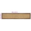 Area Rugs Gray 60 x 400 cm Jute