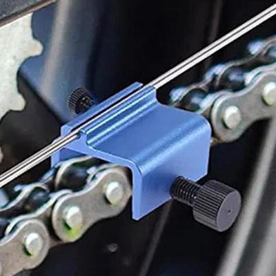 Motorcycle Chain Alignment Tool Aluminium Alloy Motorcycle Chain Tool Quick Accurate Chain Sprocket Alignment Tool for Atv Dirt