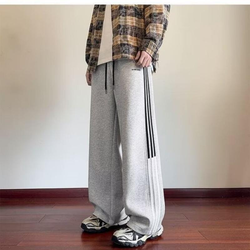 Sweatpants Men's Autumn Loose Casual Sports Trend Brand Straight Pants Retro High Street Pants