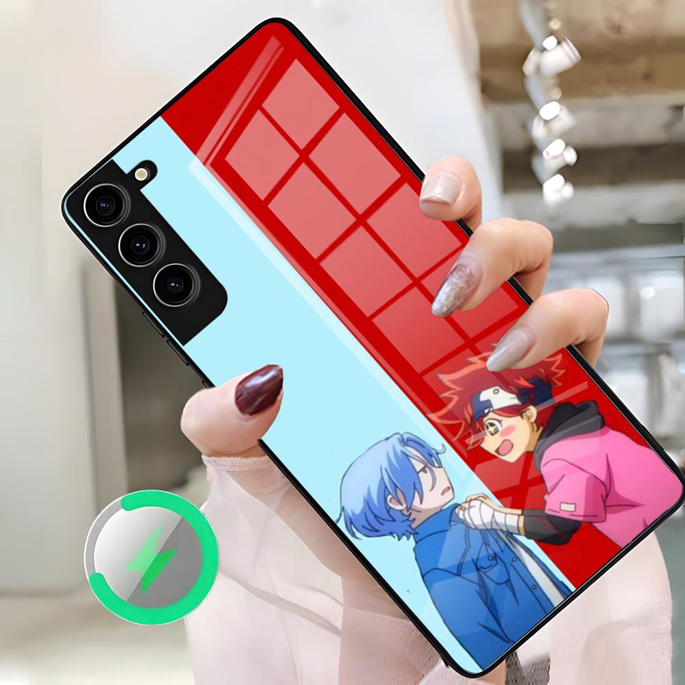 Anime Cool Boy S-Sk8 The Infinity Phone Case For Samsung S26 Ultra S25 Edge S23 S22 S21 S20 Ultra Plus S24 Fe A25 Magnetic Glass