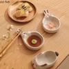 Creative Rabbit Shaped Ceramic Seasoning Dish Cartoon Soy Sauce Dish Vinegar Dish Sauce Dishes Household Cute Seasoning Tool
