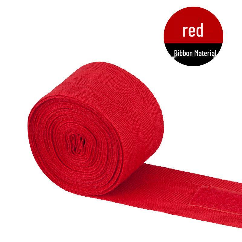 

3m Cotton Sweat-Absorbent Hand Wrap: Boxing & Sports Bandage Protector 1.5m Single красный