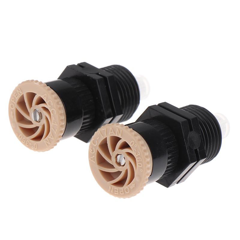 1Pc Water Sprinkler With 1/2 Inch Thread Plastic Support 0-360 Degrees Adjustable Farm Garden Lawn Watering Irrigation Nozzle