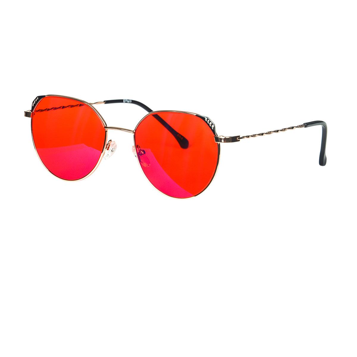 

Металлическая оправа Очки в стиле Y2k Красные линзы очки для лучшего сна Оранжевая линза синий свет компьютерные очки мужские для работы в течение длительного времени