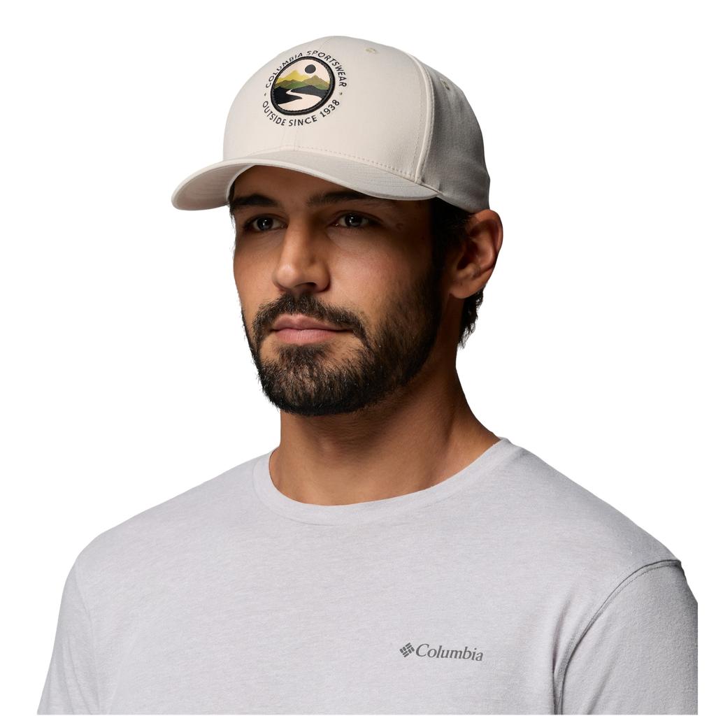 Columbia Lost Lager 3D Stretch Snapback, Unisex beige Cap