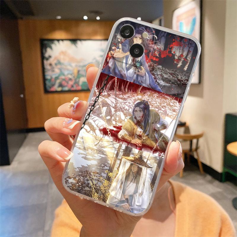 Comic Man Erha and His White Cat Master Transparent Phone Case For iPhone 15 16 14 13 12 11 Pro Max XS X XR SE 7 8 Plus Cover