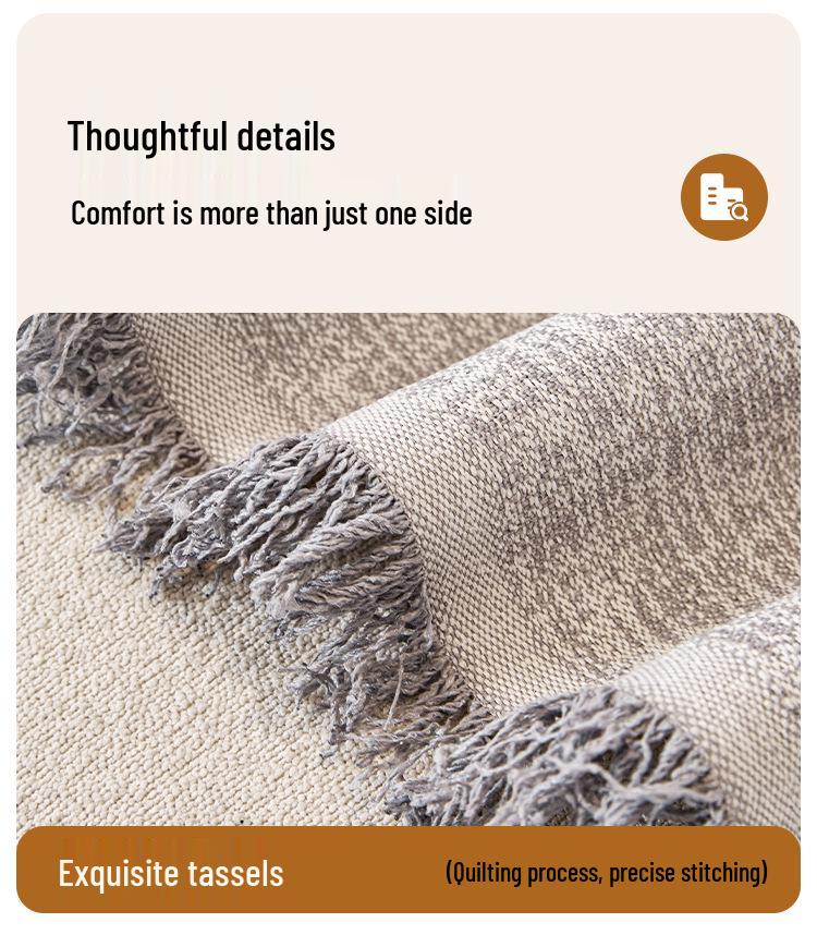 2025 Nowoczesny Pokrowiec na Sofę w Stylu Japońskim: Imitacja bawełny i lnu odporna na zarysowania