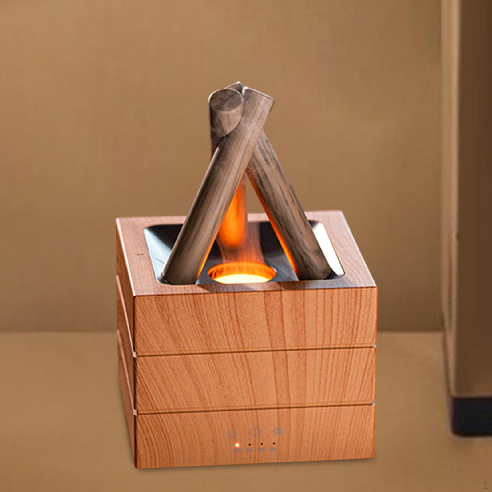 

Диффузор аромата для костра, ночник, персональный увлажнитель воздуха, распылитель для дома, офиса Wood