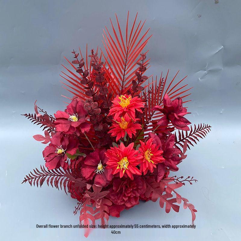 Large Eucalyptus Silk Flower Aisle Decoration for Wedding