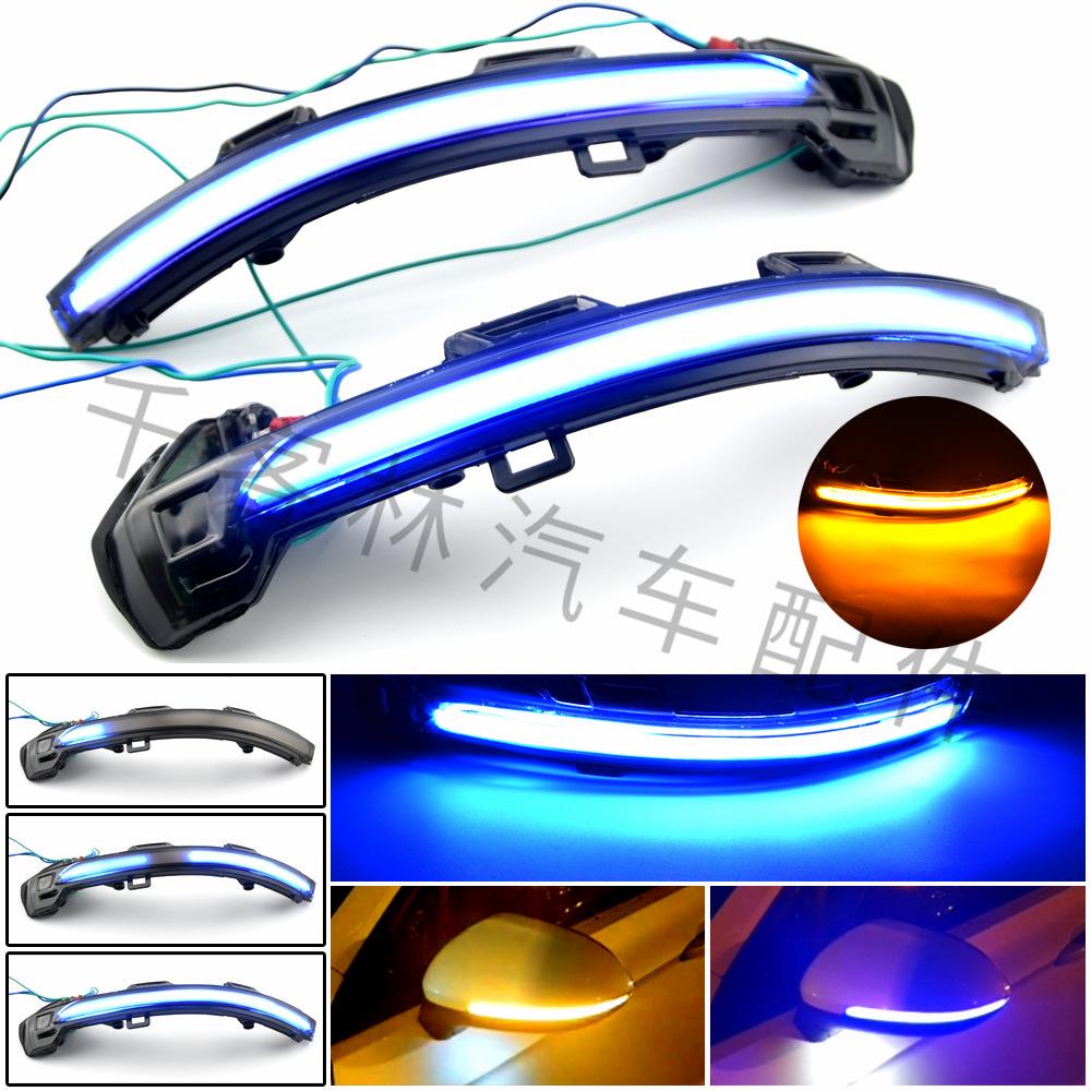 

LED Blue & Yellow Sequential Turn Signal for VW Passat B8 (2015-19) & Arteon Rearview Mirror