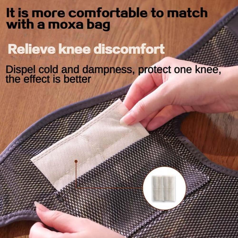 Electric Kneepad Massager LCD Digital Display Wireless Joint Massage Tool Graphene Physiotherapy Vibration Design Easy to Use