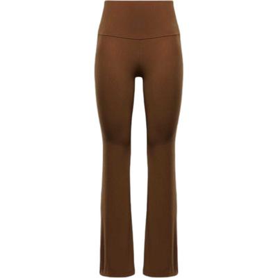 Zenvy Air Series Dri-Fit High Waist Solid Color Casual Sports Pants Women Pants Light-British-Brown Black FV7922-281