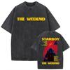 Rapper The Weeknd After Hours Til Dawn Tour With Playboi Carti 2026 Vintage Washed Graphic T Shirt Men Women Unisex Hip Hop Streetwear Tops
