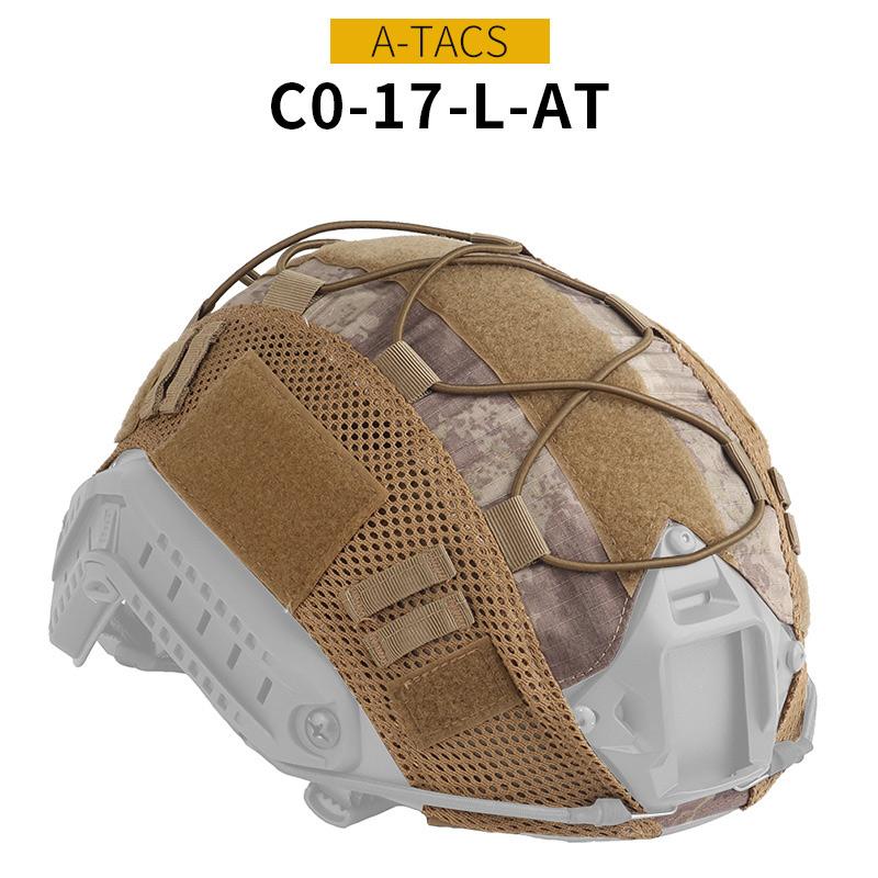 1 PC Multicam Tactical Helmet Cover for Fast MH PJ BJ OPS-Core Helmets Fast Helmet Protector Elasticated Cord with Elastic Cord
