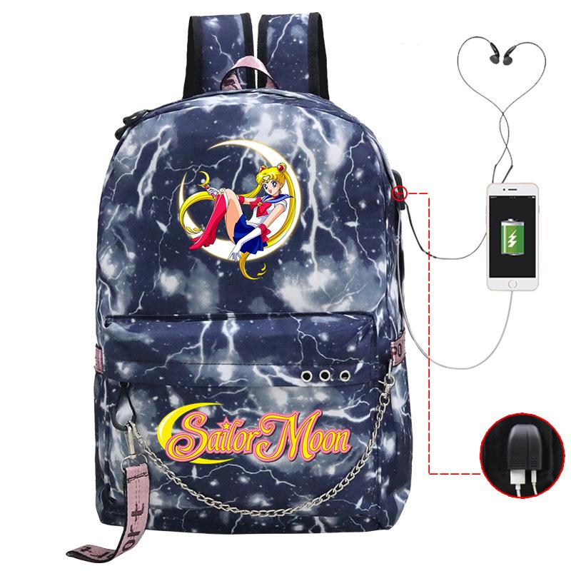 Campus Sweet Xiaoqing Surrounding Animation School Bag Girls Students Light Casual Backpack